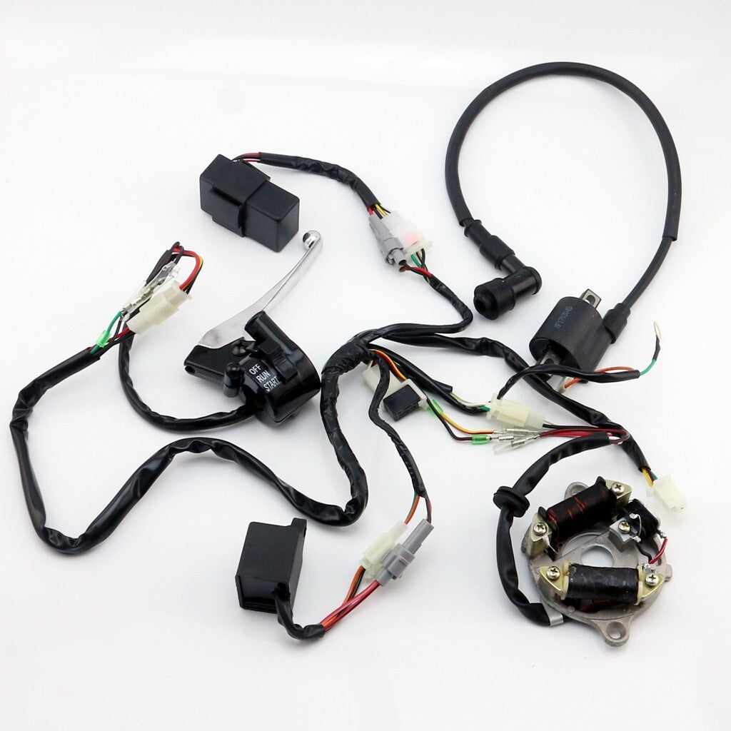 Wiring Harness Loom IGNITION CDI CONTROL UNIT COIL SWITCH for YAMAHA PW50 PY50