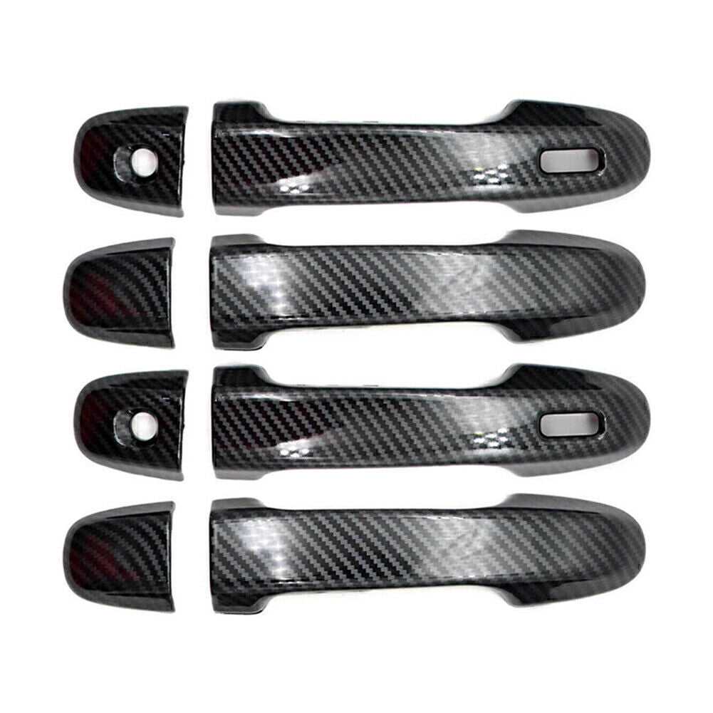 Door Handle Cover Trims Overlay Fit for Subaru Forester 2019-2022 Carbon fiber New