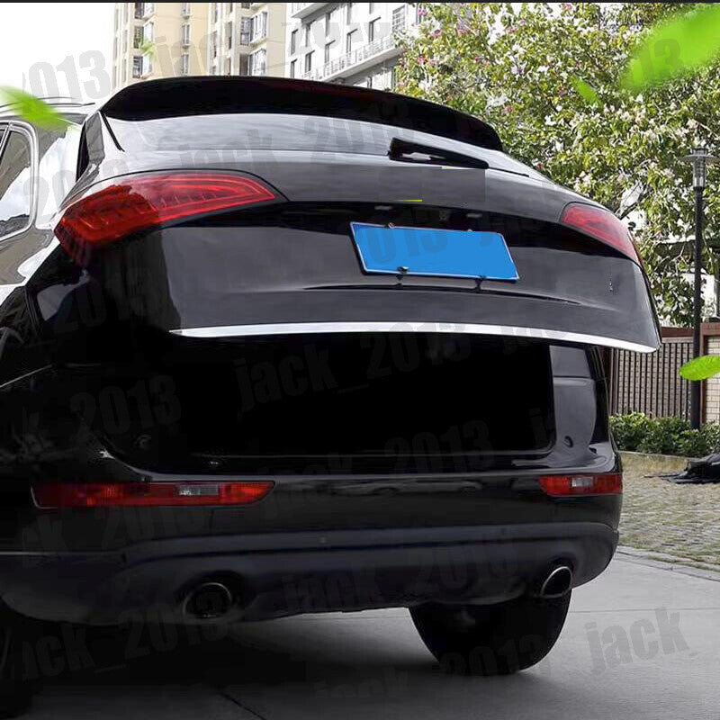 for Audi Q5 2009 -2017 STAINLESS REAR TRUNK TAIL GATE DOOR LID COVER TRIM
