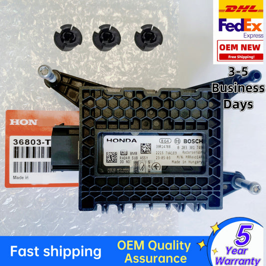 Equipment Manufacturer's New Frontal Range Cruise Control Radar Sensor for Accord EX LX 2018-2020