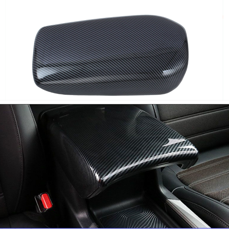 for Honda HR-V HRV 2023-2024 Carbon Fiber Color Inner Armrest Storage Box Cover