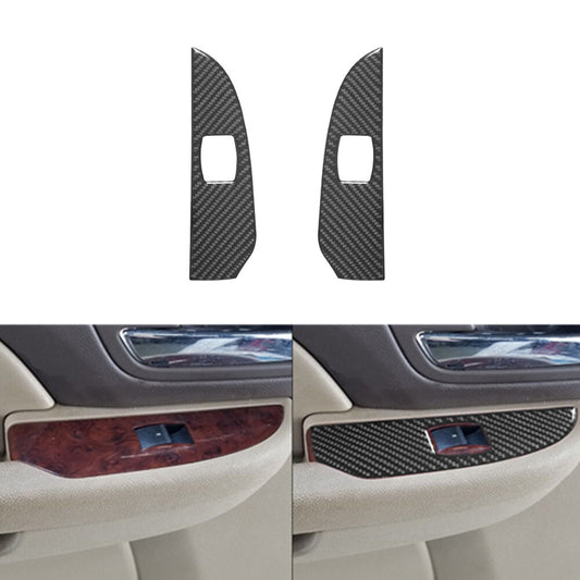 Carbon Fiber Rear Door Control Trim For Silverado/tahoe/ for sierra 2007-2014 Type A