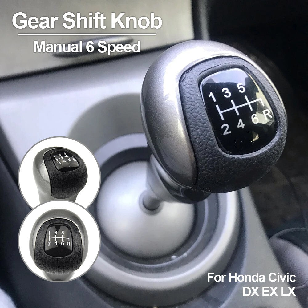 6 Speed MT Car Gear Shift Knob Stick Ball Head Change Lever Knob for Honda for Civic