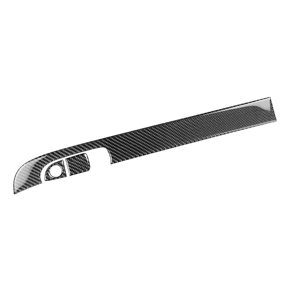 3Pcs Copilot Dashboard Panel Cover Trim Carbon Fiber Fit for Dodge Charger 2015-2021