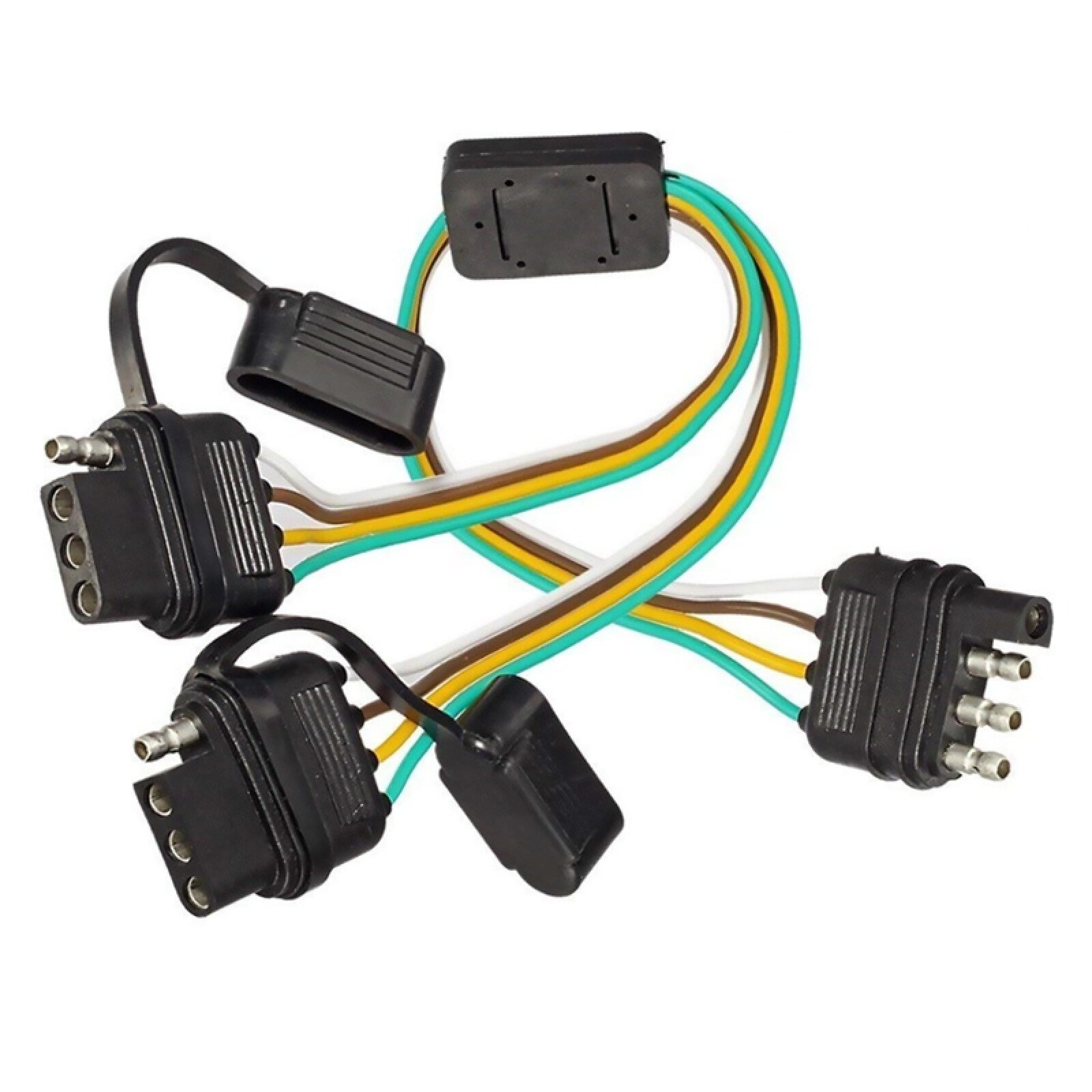 Trailer Splitter Harness Adapter Y-splitter For Tailgate Light Bars Rear Camera