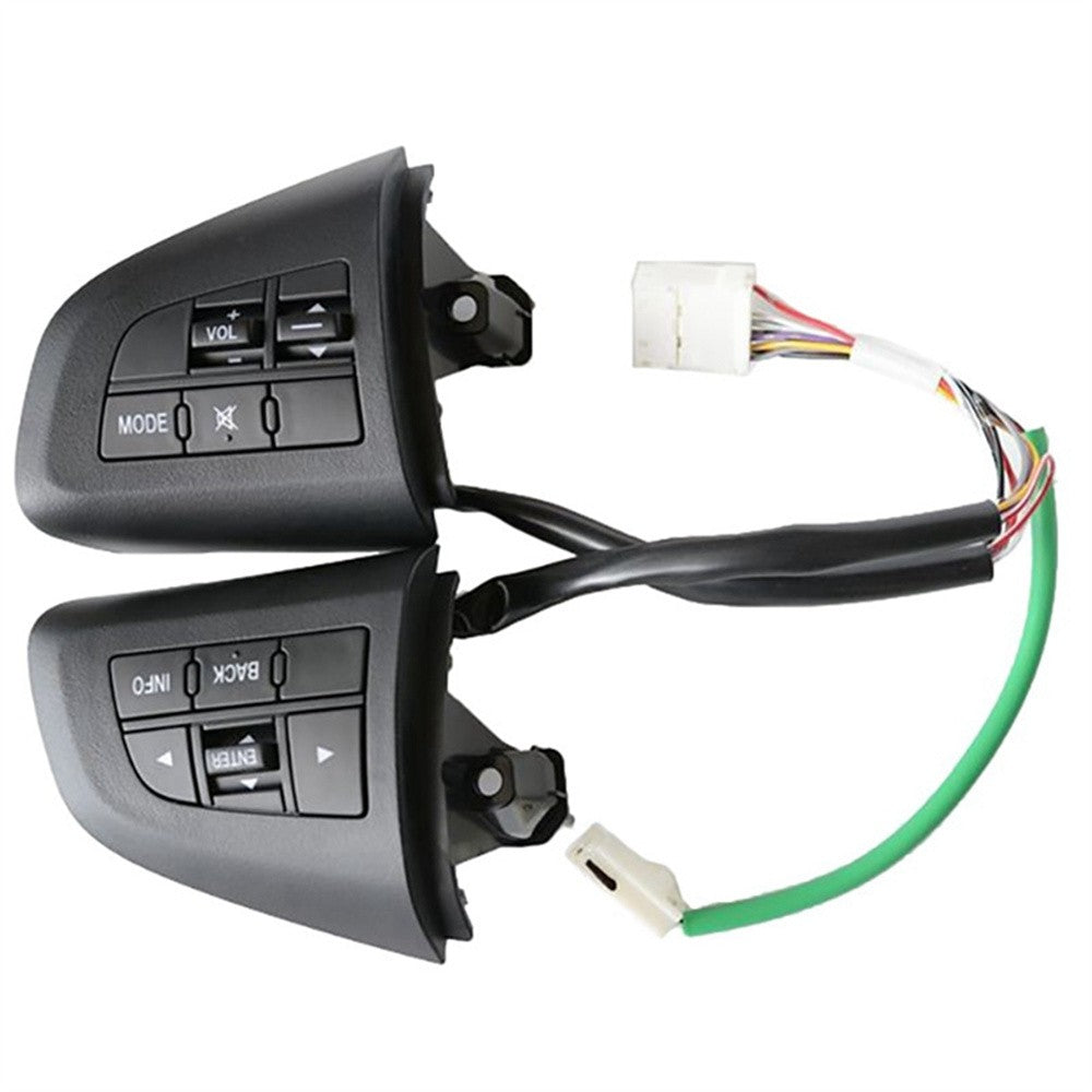 2x Multi-Function Steering Wheel Switch Control Buttons for Mazda 3 5 CX-5 CX-7