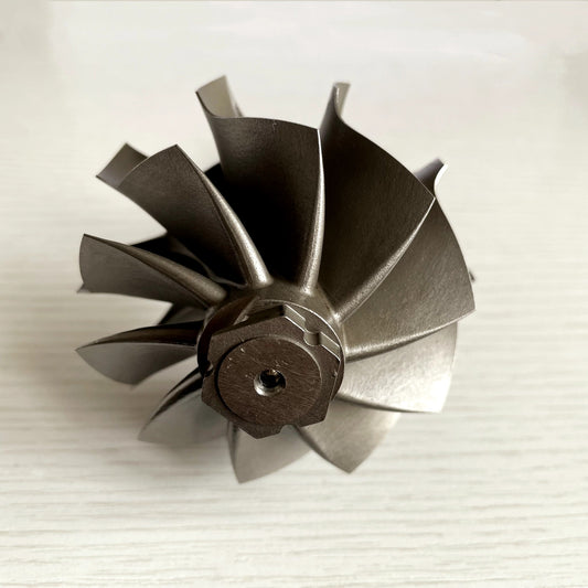 GT40R 68/77 mm 10 Blade Ball Bearing Turbine Shaft/Turbine Wheel