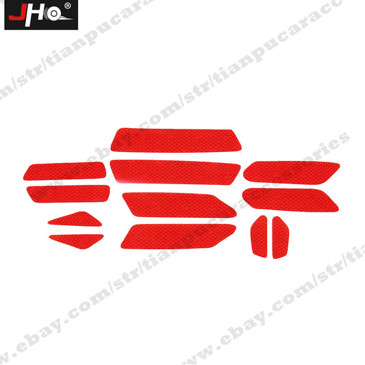Car Door Open Sticker Reflective Tape Safety Warning Decal for Ford Explorer
