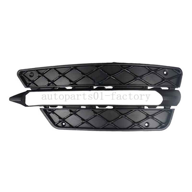 Front Left+Right Bumper Grille Fog Lamp Cover Grille for Benz W204 2012-2014