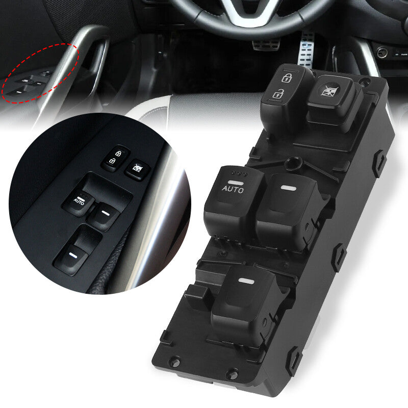 Master Power Window Switch Left Driver Side fits for Hyundai for Veloster 1.6L 2012-2017