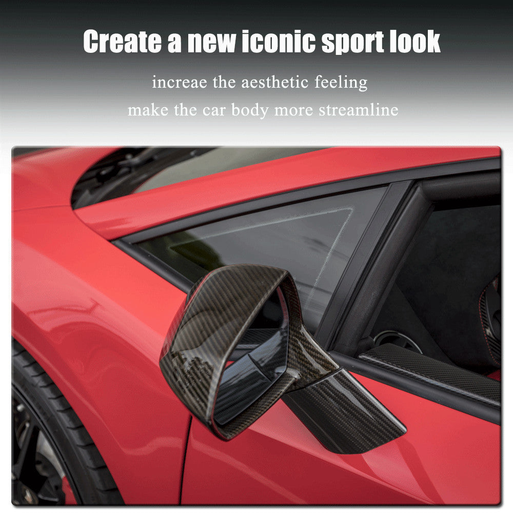 for Lamborghini Gallardo LP550-570 Side Mirror Cover Trim Dry Carbon Fiber 2PCS