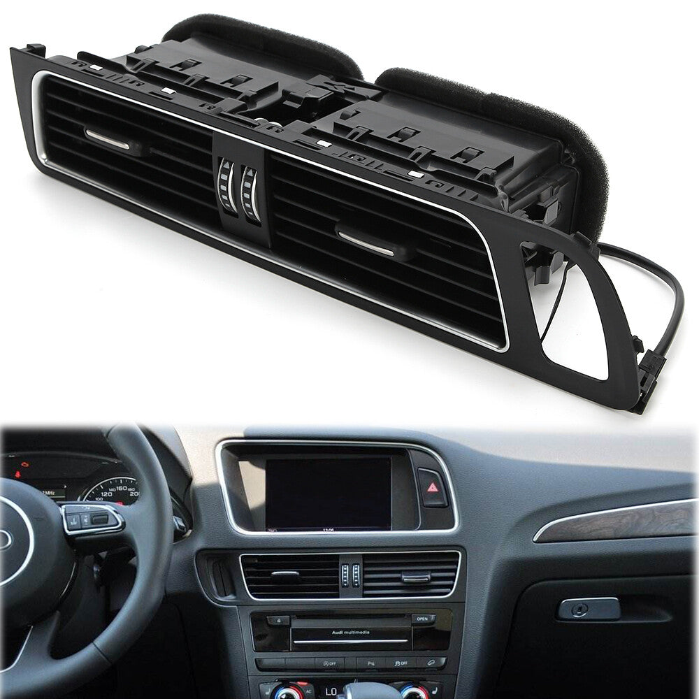 Front dashboard center AC ventilation grille protective cover frame for Audi Q5 2009 - 2018