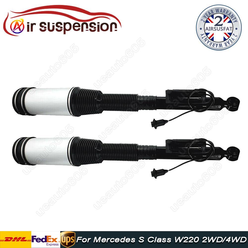 Pair for Mercedes S Class W220 2WD 4WD Rear Air Suspension Shocks 2203202338