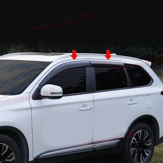 for Mitsubishi Outlander 2016-2020 Window Visors Sun Rain Guard Vent Deflectors
