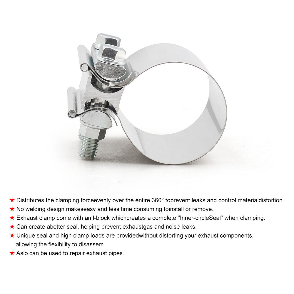 5-inch Butt connector exhaust seal clip exhaust clip T304 universal
