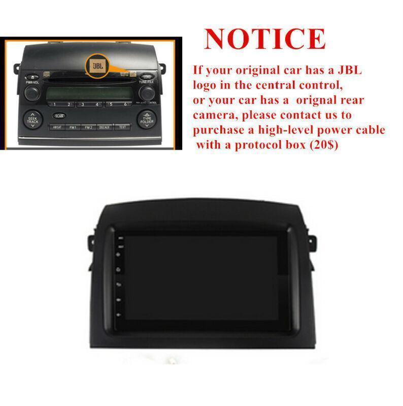 7 Android 10.1 Auto Radio Stereo Player For 04-10 for Toyota for Sienna GPS Navi Wifi