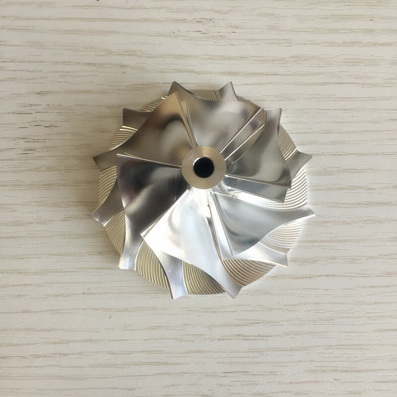 .K16 47.50/65.94 mm 6+6 Blade Turbine Milling/Burnt Compressor Wheel