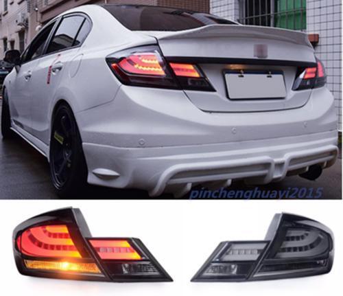 Dynamic signal pairs for smoked LED taillights/rear lights on 2014-2015 for Honda for Civic .