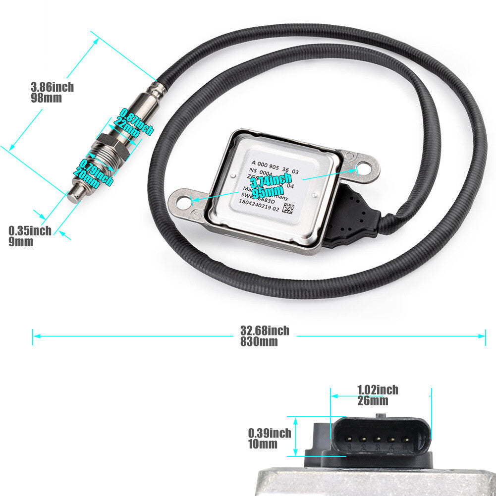 A0009053603 new NOX sensor suitable for Mercedes W205, W166, CLA350, GLE350, GLE400, ML350