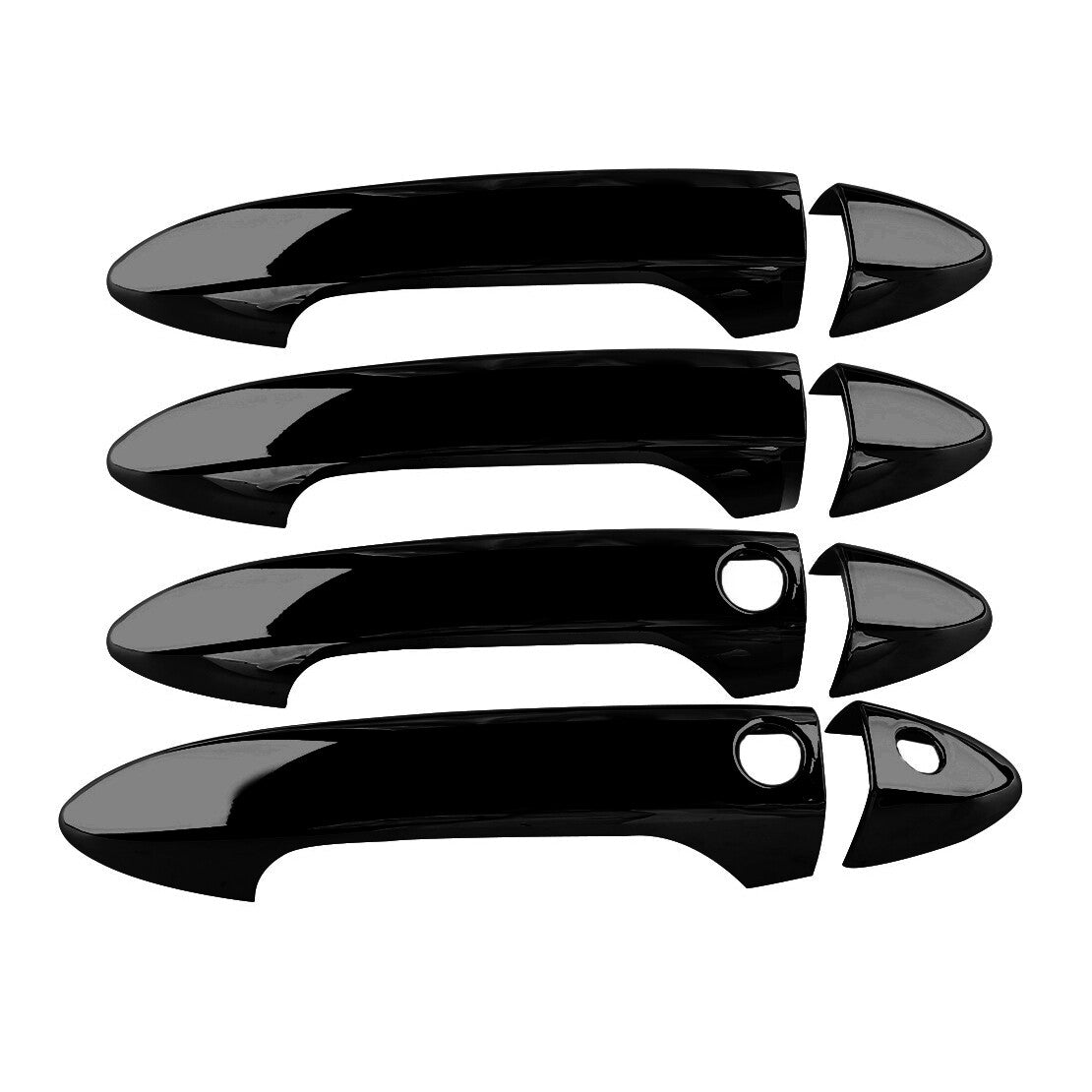Car ABS Door Handle Cover Trim With Smartkey Fit for Honda Pilot 2016-2021