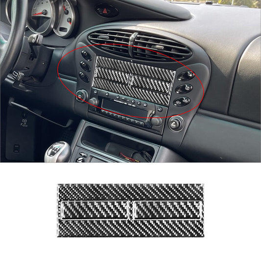 3x Carbon Fiber Interior Cupholder Cover Trim for Porsche Boxster/996 1998-2004