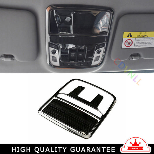Front Reading Lamp Frame Cover Trim for Honda CR-V CRV 2017-22 Black Titanium