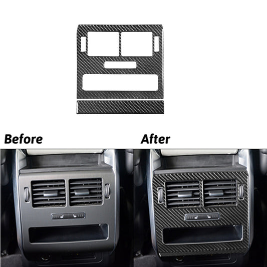 2x Carbon Fibre Rear Air Vent Trim Panel For Land for Range Rover Sport 2014-17