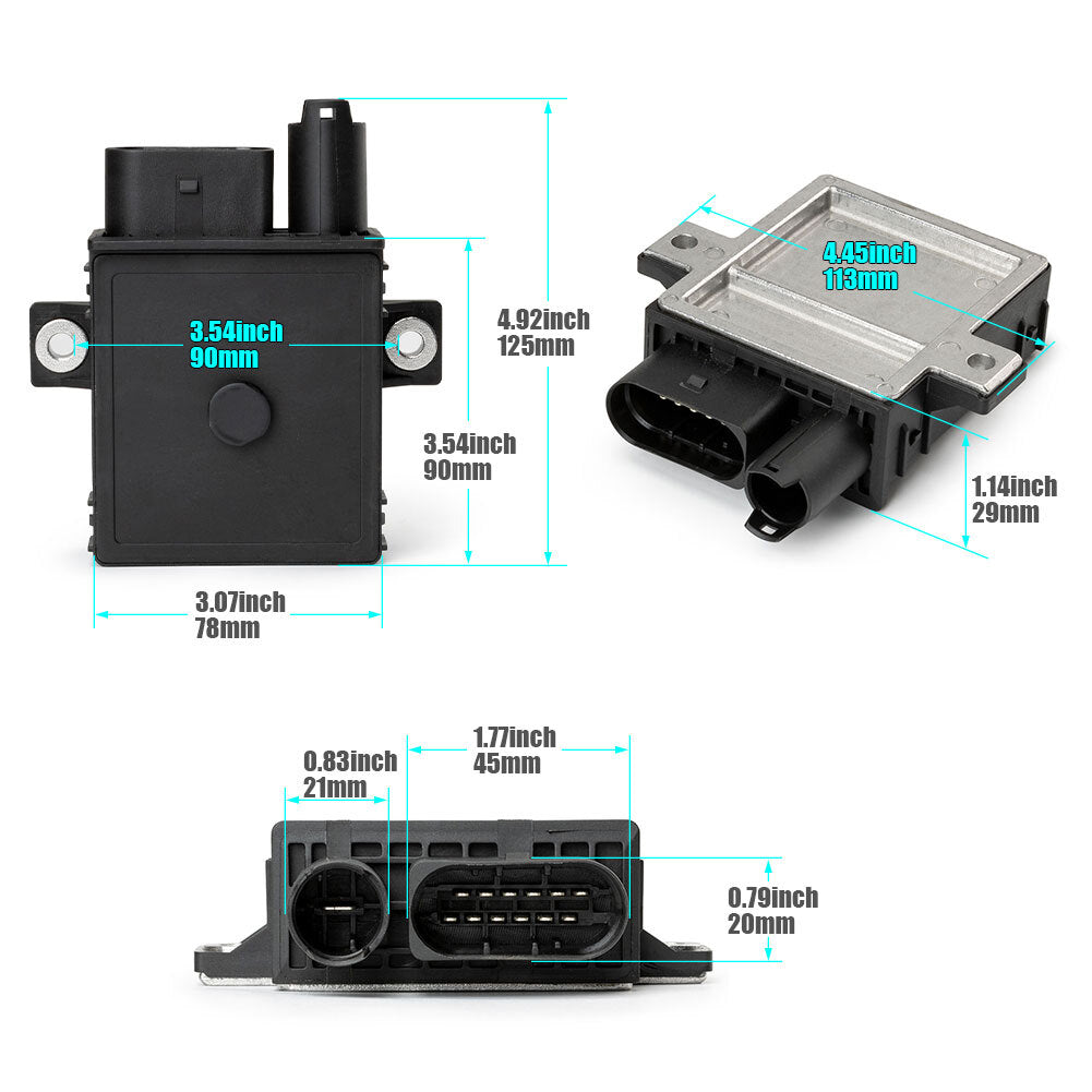 12217801201 Glow Plug Relay for BMW E46 E90-E93 E60 E61 E63 E64 E65 E66 X3 X5 X6