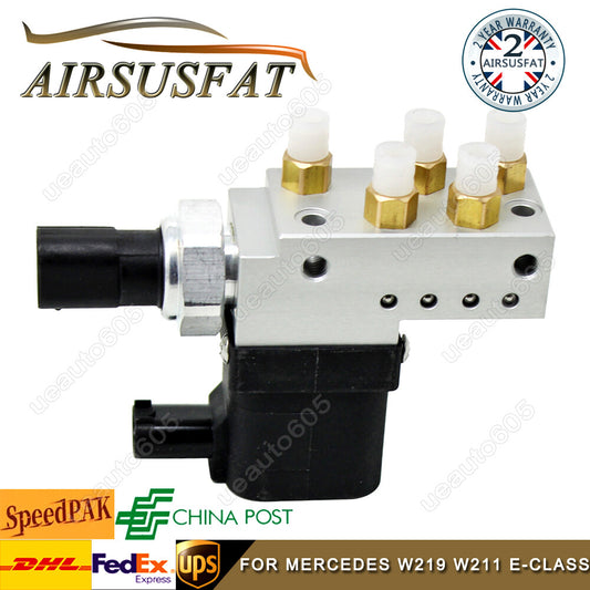 for Mercedes W219 W211 E-Class Air Suspension Compressor Valve Block 2113200158