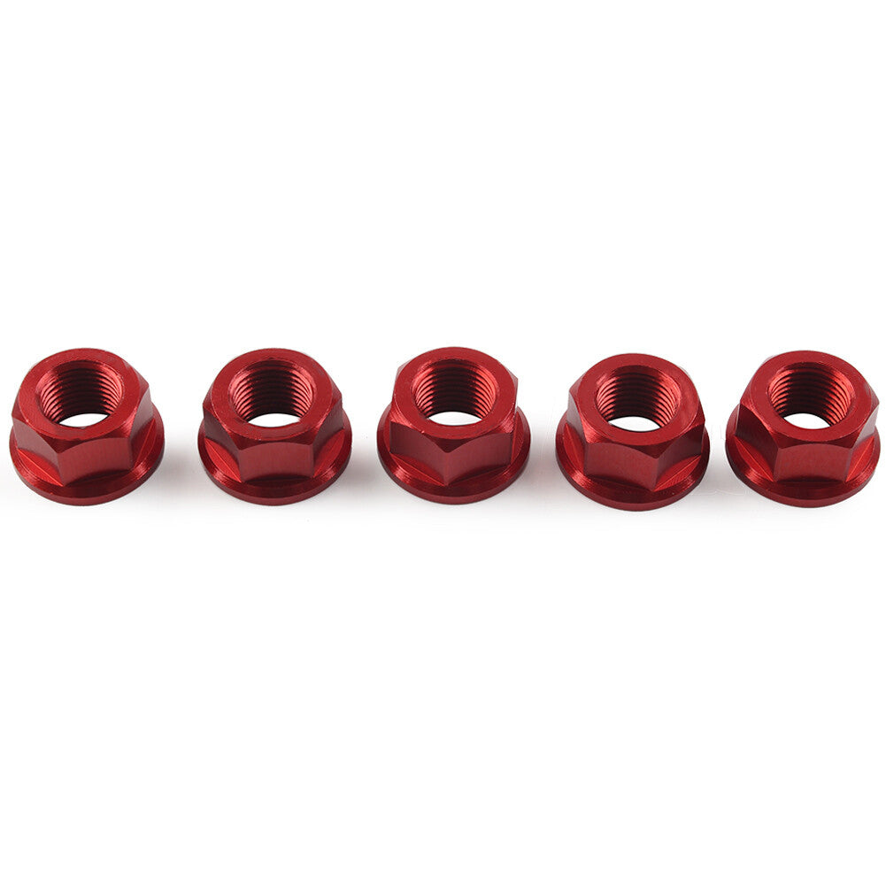 Kettenradmuttern M10 f¨¹r for Ducati Hypermotard 796 950 Hyperstrada 821 939 Rot