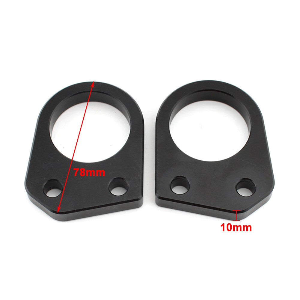 Lenker-Riser-Abstandhalter-Montageklemme f¨¹r for Suzuki GIXXER 250 SF Schwarz Paar