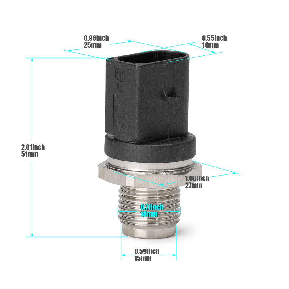 Fuel Injection Pressure Sensor for MERCEDES BENZ E320 E350 GL320 ML320 R320 R350