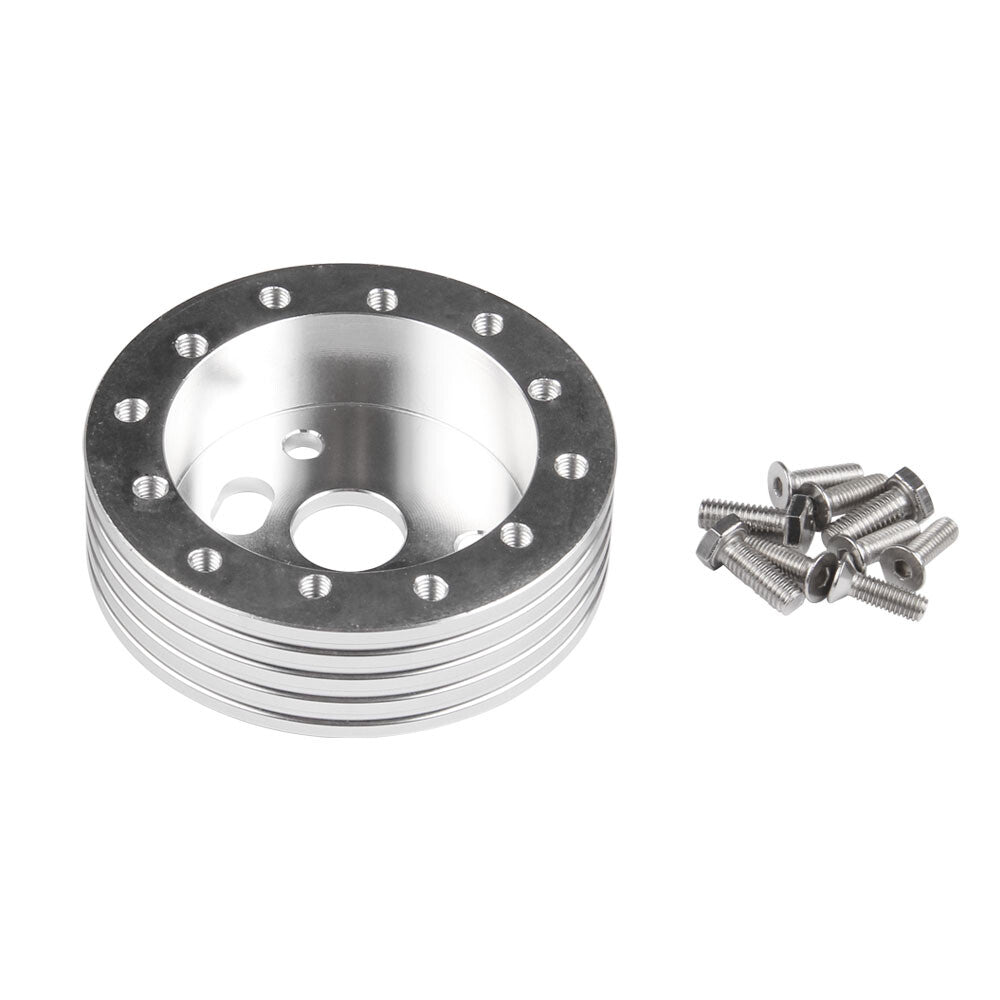 Silver 0.5 Hub for 5 6 Hole Steering Wheel to Grant 3 Hole Adapter Boss 1/2