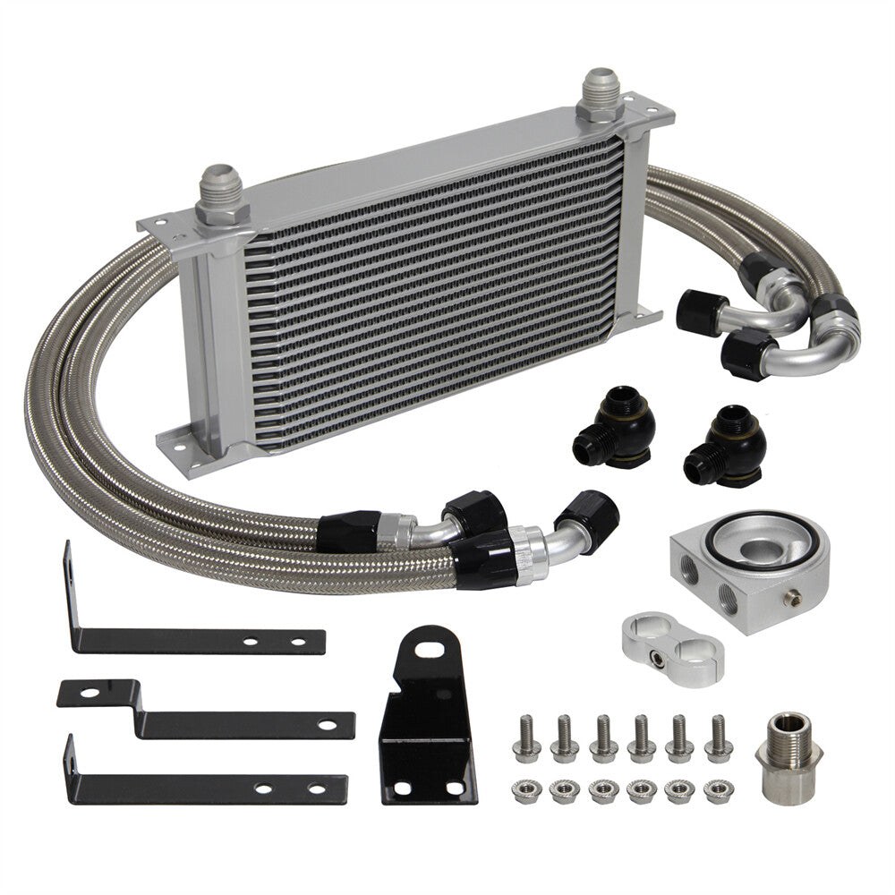 19 Row Bolt On Oil Cooler Kit for Honda S2000 F20C F22C AP1 AP2 Engine 00-09 SL