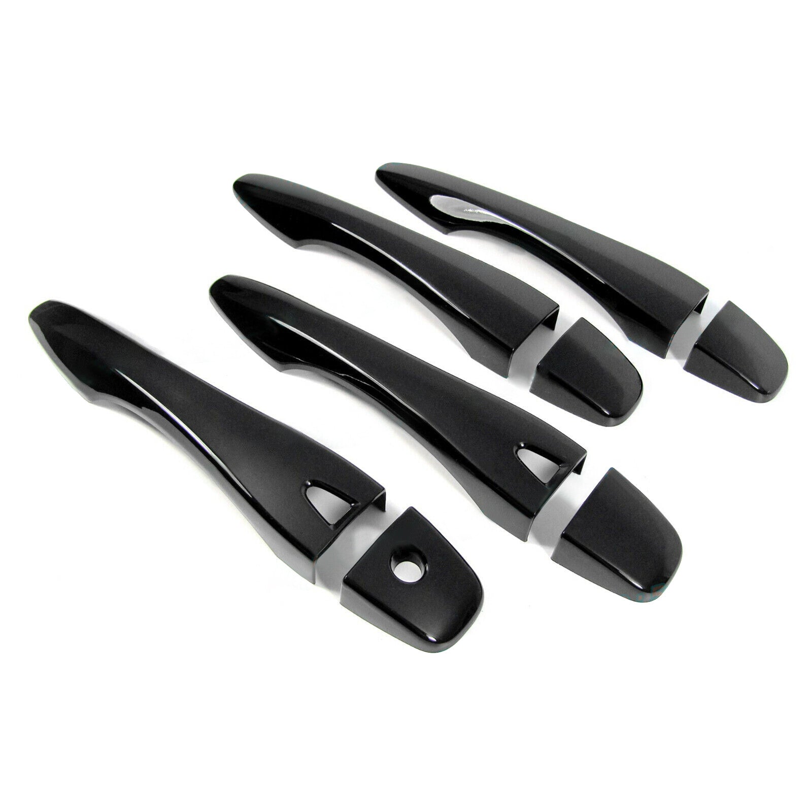 for Nissan Altima 2013-2018 Door Handle Covers Trim with for Smart Hole Glossy Black