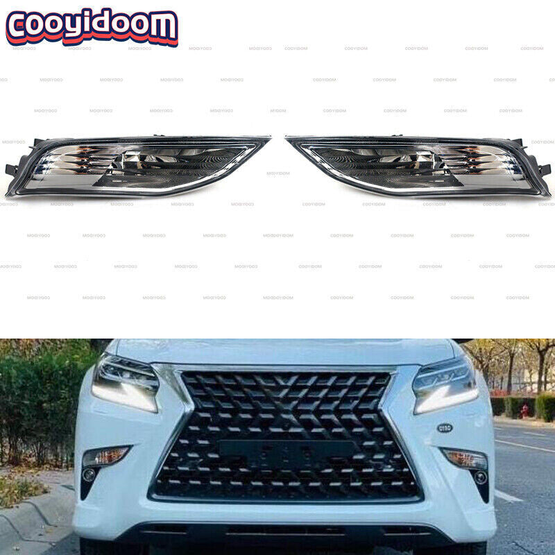 Suitable for 2014-2020 for Lexus GX400 GX460 LED front bumper turn signals and fog lights (LHRH-).