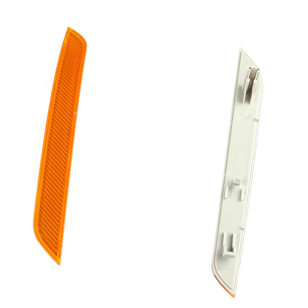 Yellow Pair Front Bumper Side Marker Reflector Fit for BMW E71 E72 X6 2007-2014