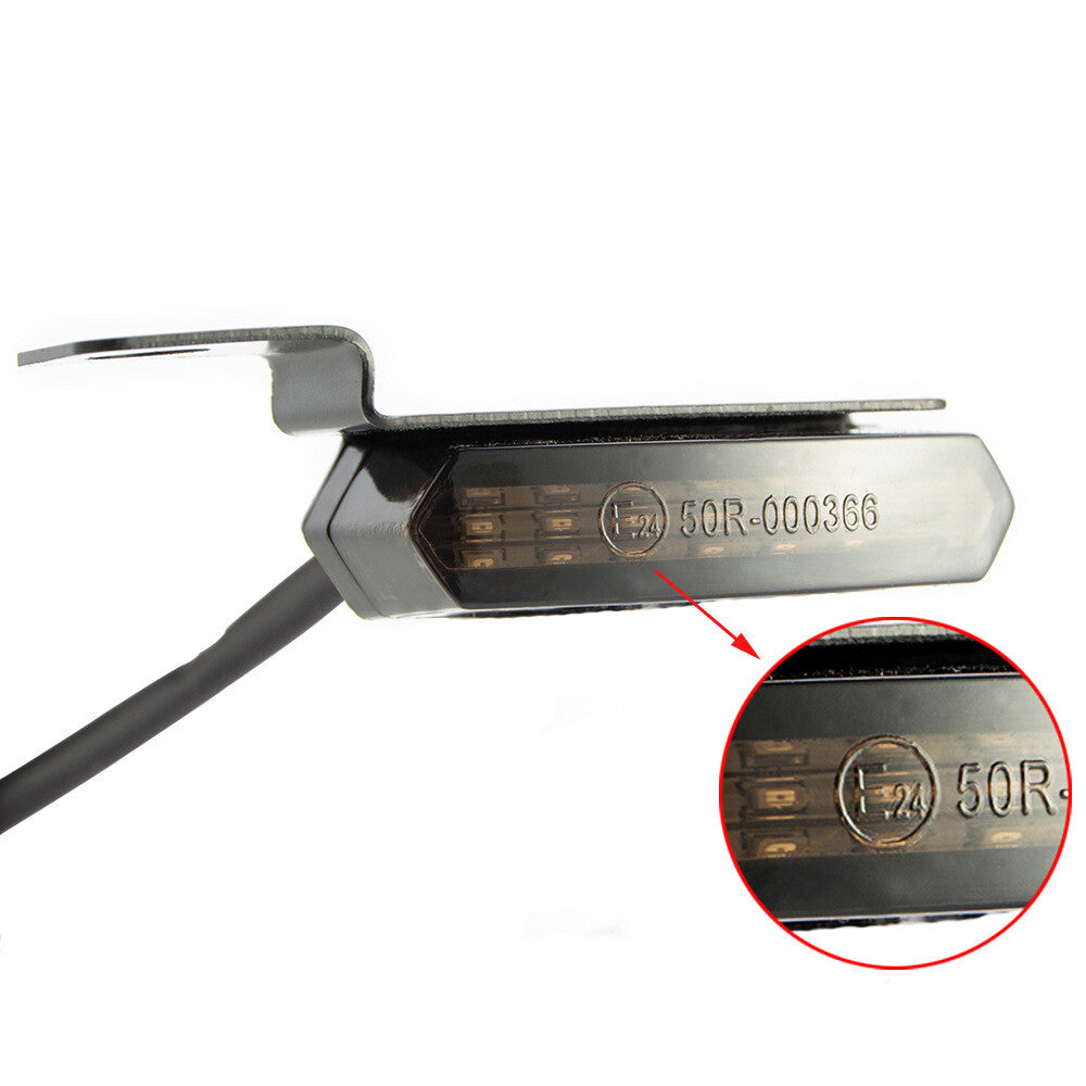 for Harley Davidson 2Pcs for Mini Motorcycle LED Turn Signal Blinker Handlebar Light