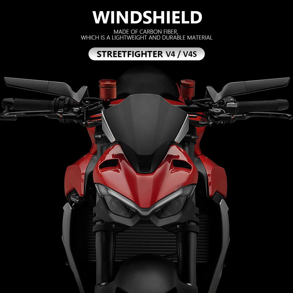 Carbon Windshield Windscreen for Ducati Streetfighter V4 / V4S 2021-2023 2022
