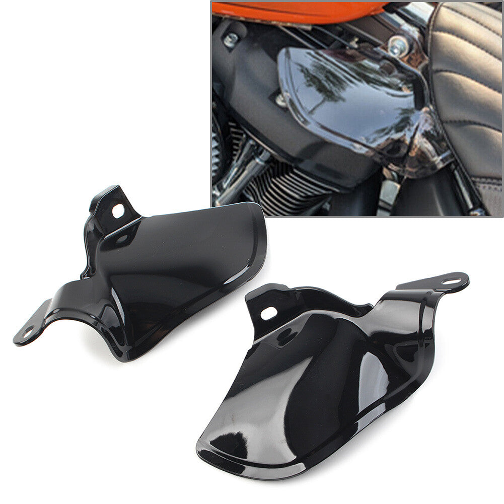 for Harley Softail 2018-2023 Reflective Saddle Shield Air Heat Deflector Black