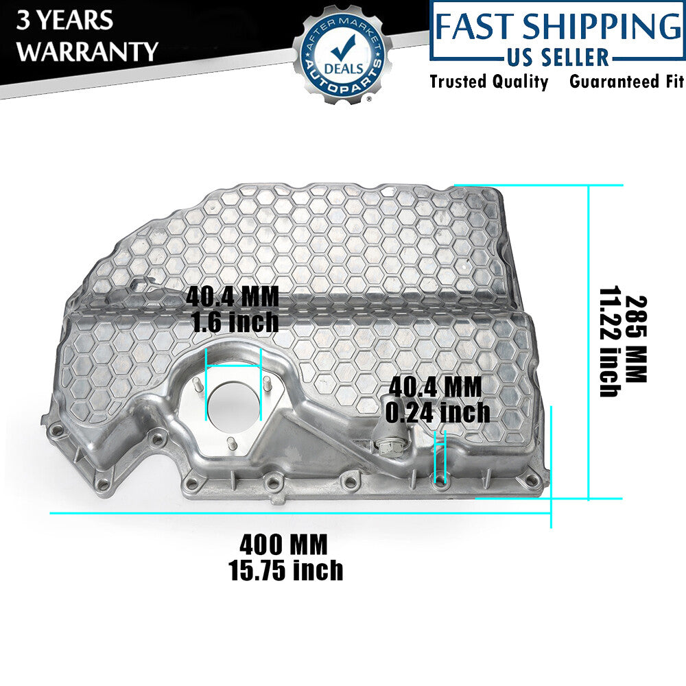 The lower engine oil pan aluminum is suitable for Volkswagen GTI, for Golf for Tiguan , for Audi A3 TT 06K103600R