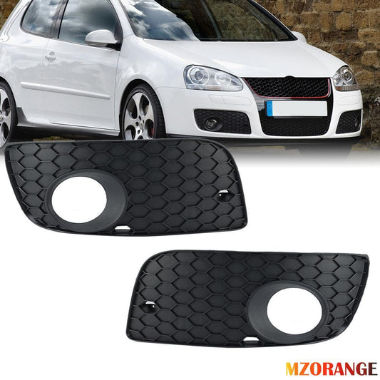 2¡Á F¨¹r for VW for Golf 5 V GTI 2005-2009 Sto?stange Gitter Nebelscheinwerfer Rahmen L+R