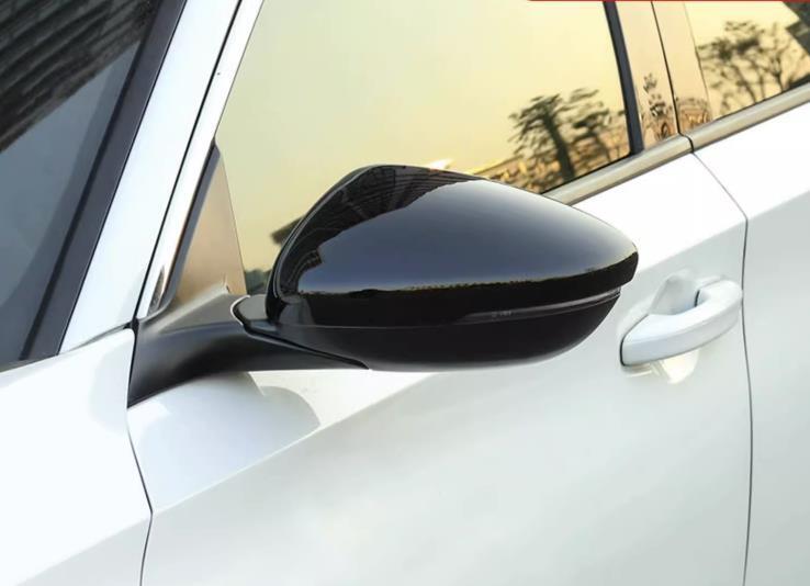 2Pcs Glossy Black Rear View Mirror Cover Trim for Honda Accord 11th 2023-2024
