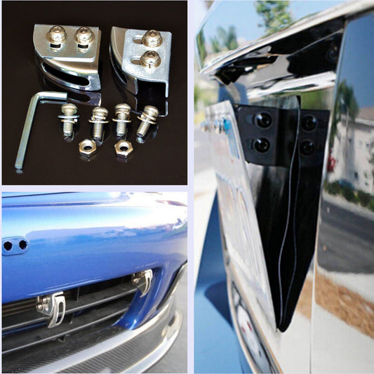 Car Adjustable License Plate Relocator Bracket Holder Universal Mount Support