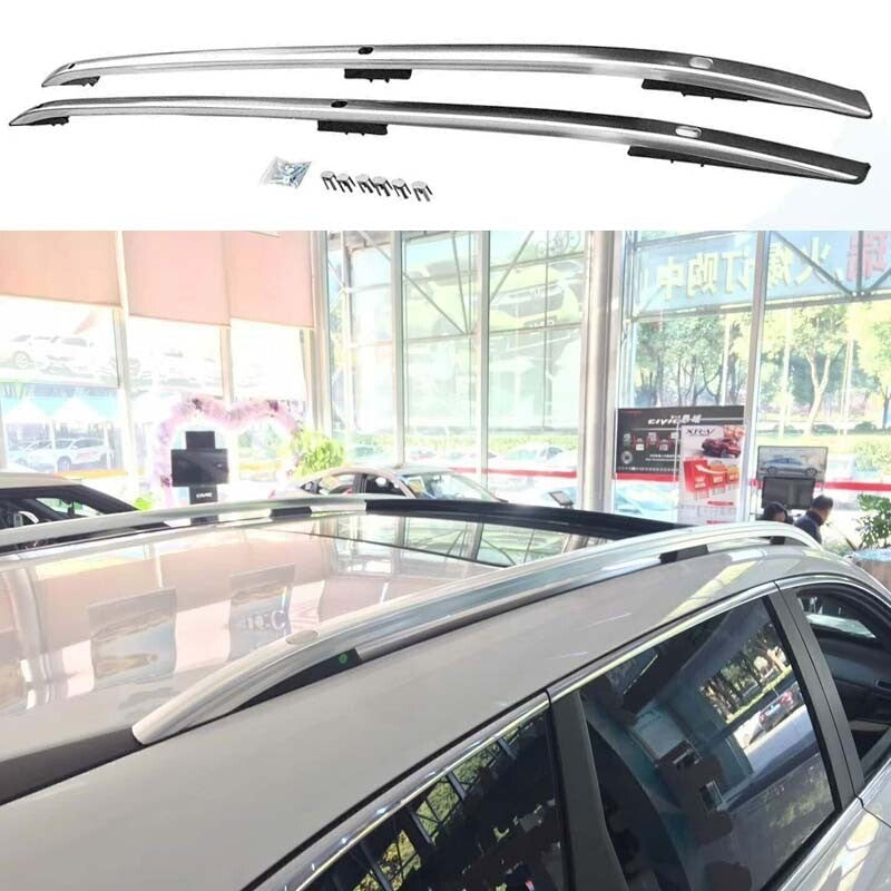 Aluminum Roof Rail Racks Side Bar Carrier 2017-2020 Fits for Honda CRV CR-V 2Pcs