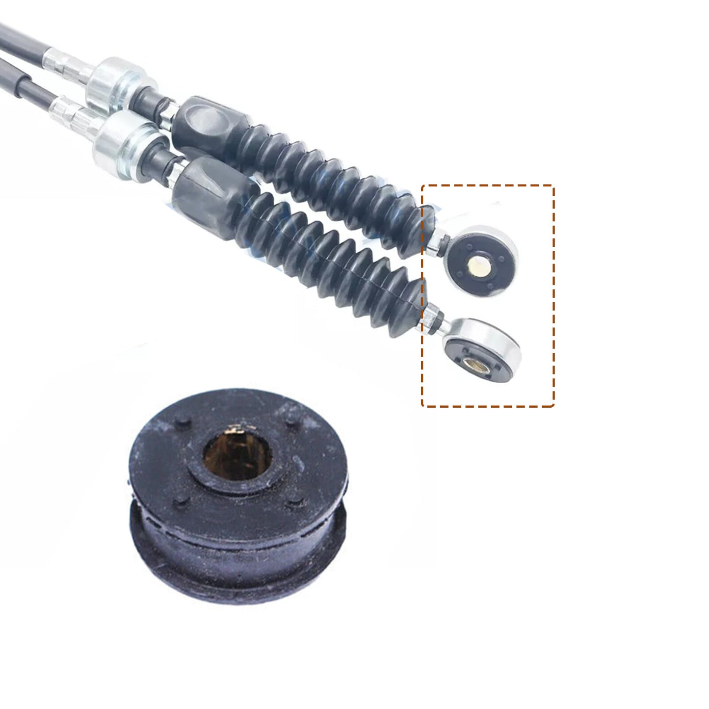 2X Gearbox Shift Linkage End MT Control Cable Bush for Toyota Celica 2000 - 2005