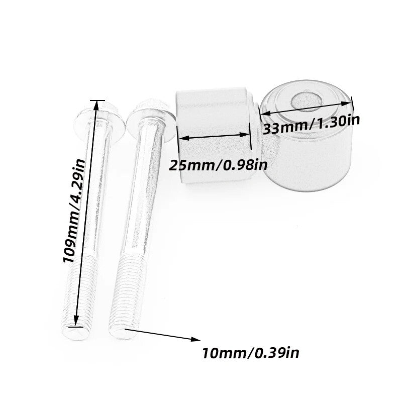 Riser Bar Mount Spacer for Triumph Bonneville T100 T120 Bobber Scrambler 1200XC