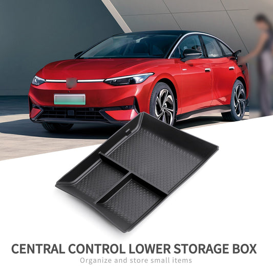 Storage Box for VW ID.7 ID7 Central Lower layer Tray Organizer TPE Armest Box
