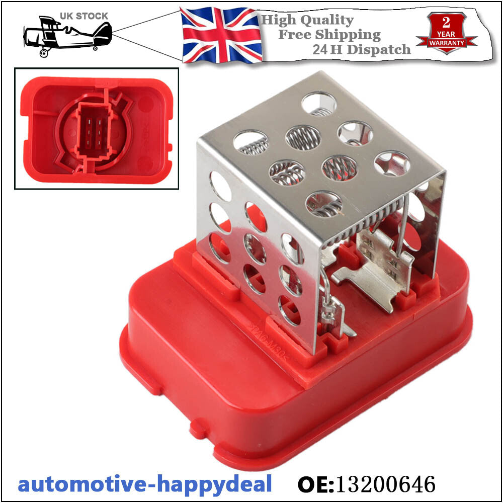 Heater Blower Fan Resistor for Vauxhall Zafira B 2005 to 2013 39090003 13200646