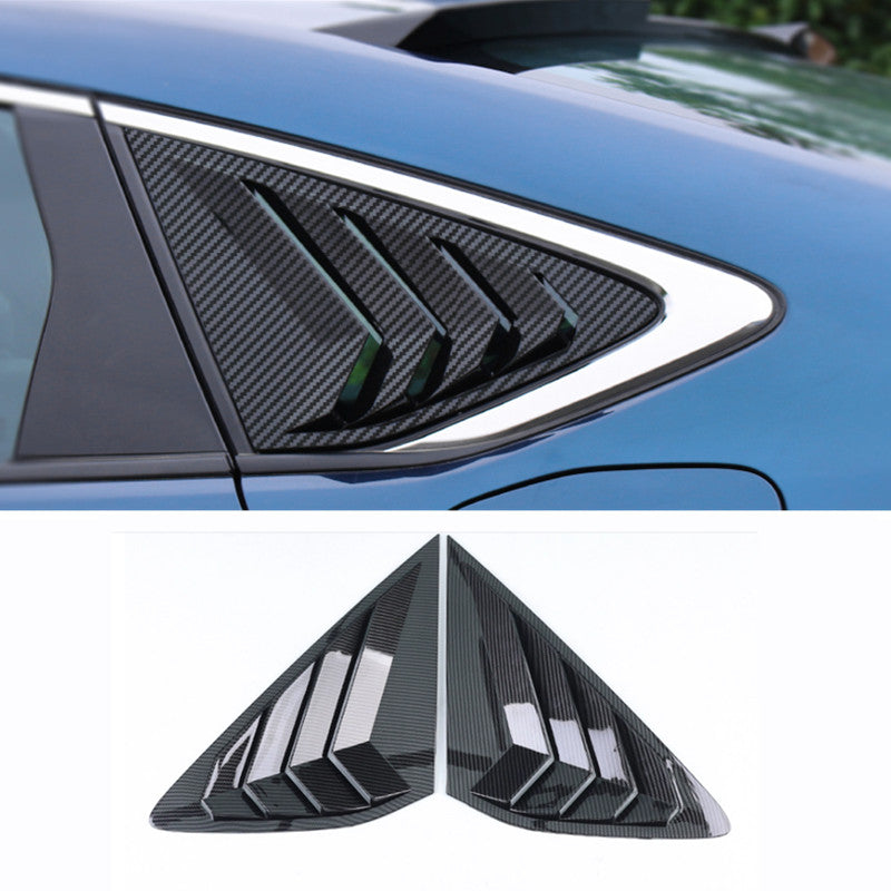 2pcs Carbon Fiber Side Window Louver Shutter Cover Trim for Honda Accord 2023 up